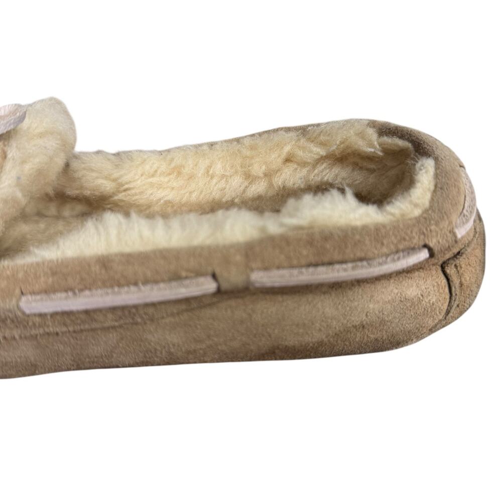 Ugg Dakota 5612 Suede Shearling Lined Leather Loafers Slippers Casual Shoes sz 8 - Picture 4 of 16